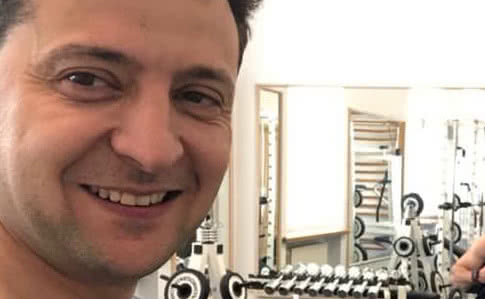 Зеленський про спортзал на Банковій: “Хоч гантелі не вкрали” (ФОТО)
