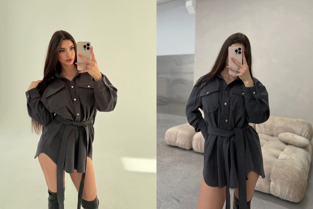 сорочка з поясом кашемір BETEJI