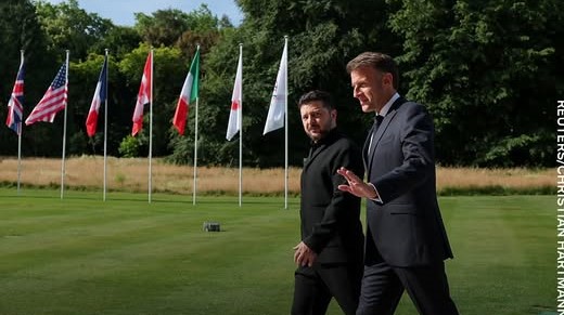 Зеленський проводить зустрічі з лідерами країн G7 у Франції